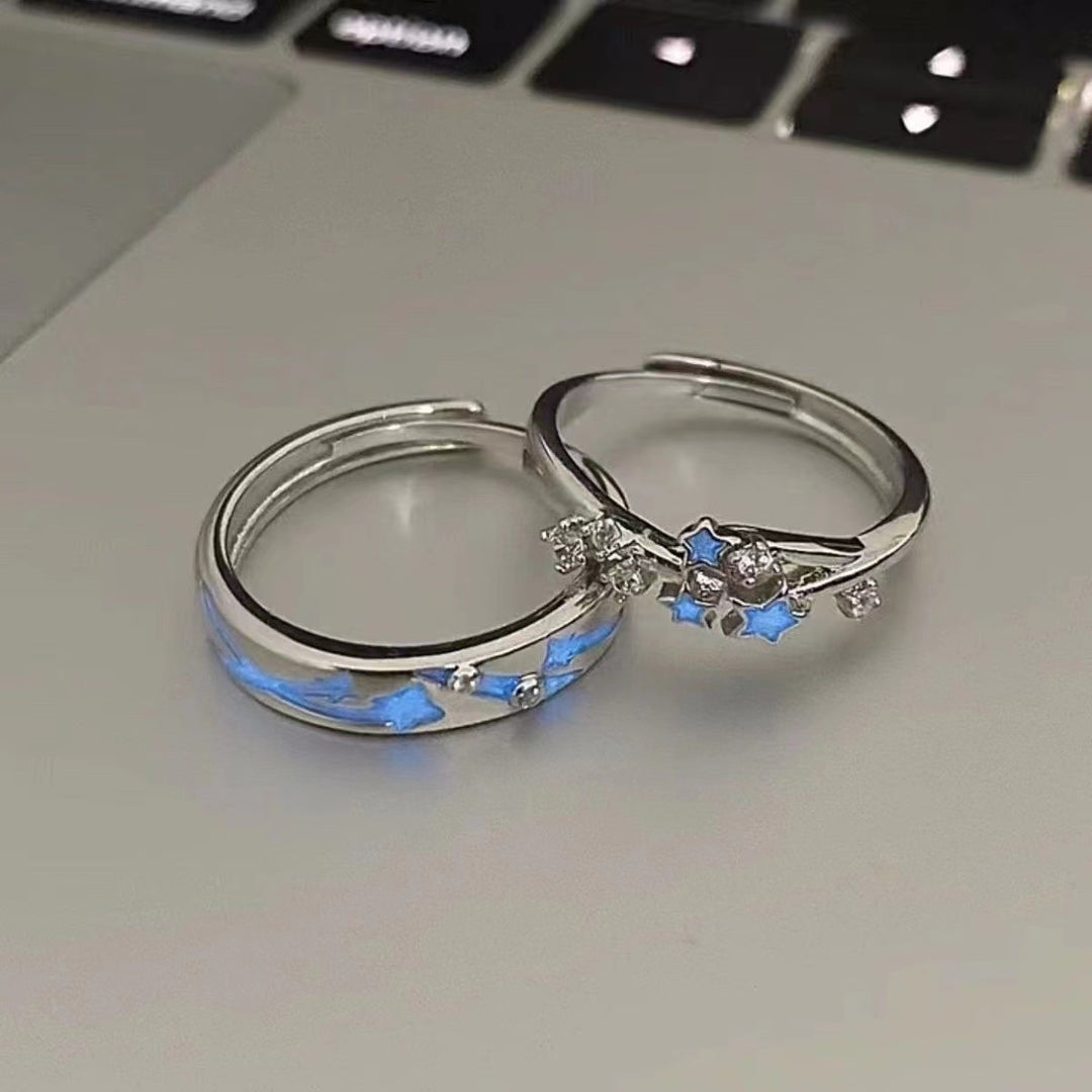 Starlight Couple Rings (Light Luxury Romantic Style)