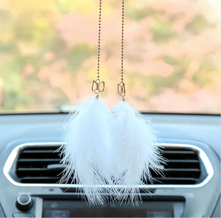Sparkling Lucky Gourd Car Pendant · Premium Rearview Mirror Hanging Decor