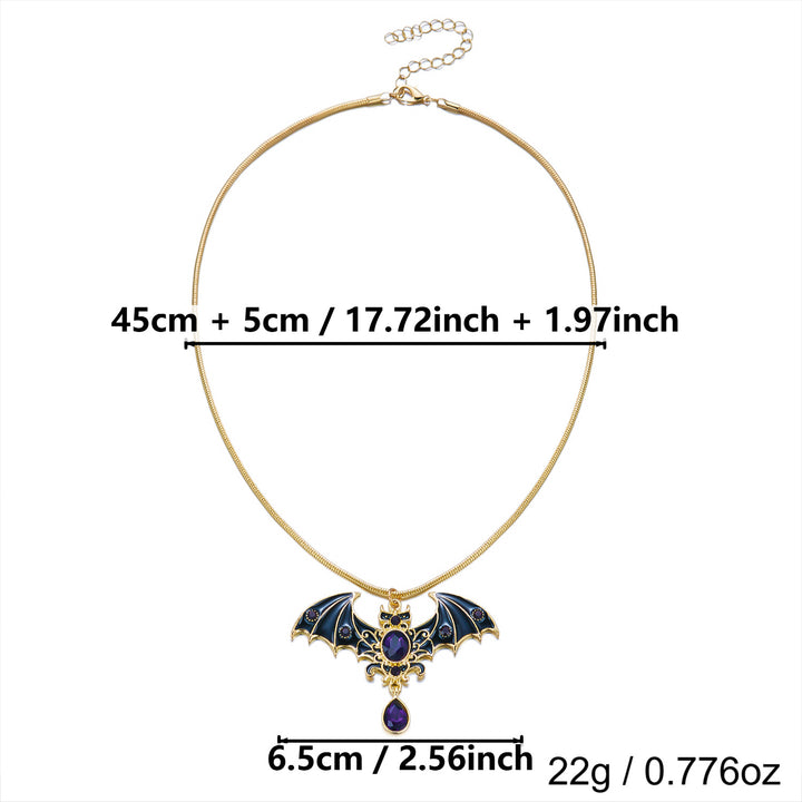 Halloween Themed Necklace, Bat & Ghost Two Styles Available