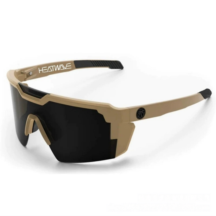 Outdoor Rimless Polarized Cycling Sunglasses, Multi-Color Coated Windproof Non-Slip Sports Shades for Running Fishing Cycling