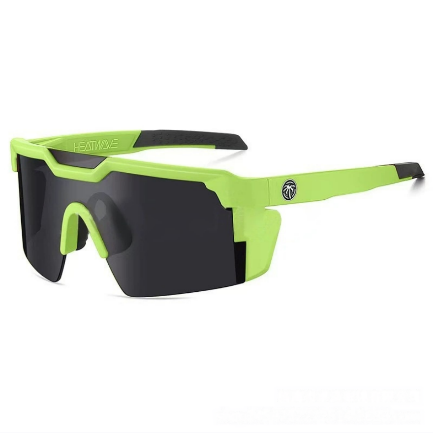 Outdoor Rimless Polarized Cycling Sunglasses, Multi-Color Coated Windproof Non-Slip Sports Shades for Running Fishing Cycling