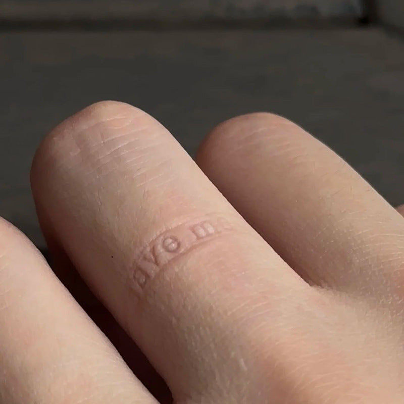 "I'm fine" Mantra Open Ring (Self-Care Minimalist Band)