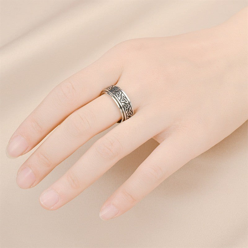 Celtic Knot Spinner Fidget Ring