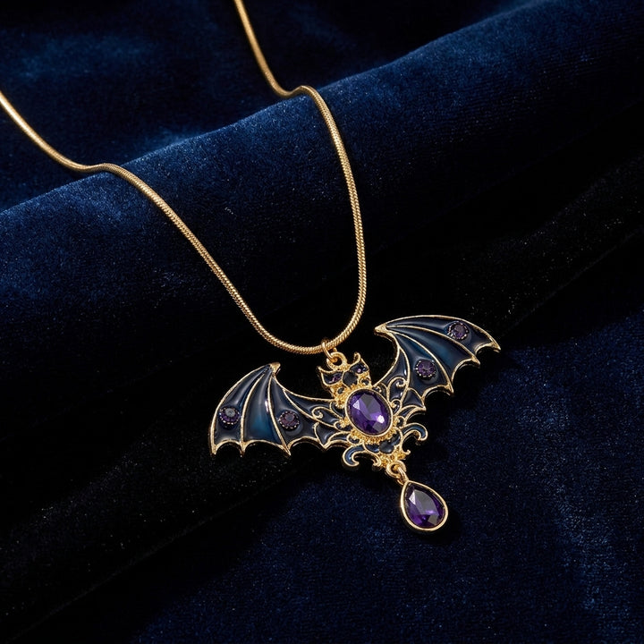 Halloween Themed Necklace, Bat & Ghost Two Styles Available