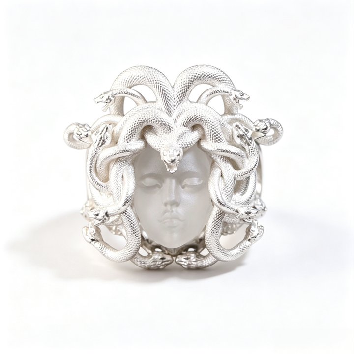 Medusa Gorgon Sculpted Ring, 3‑Color Options
