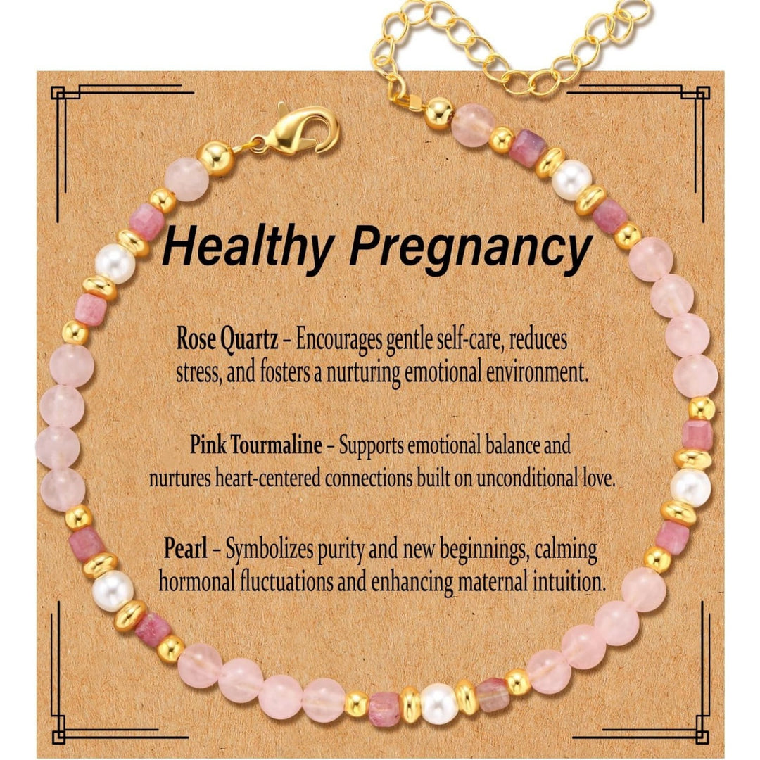 Rose‑Quartz Tourmaline & Pearl Spliced Luxury Women’s Bracelet