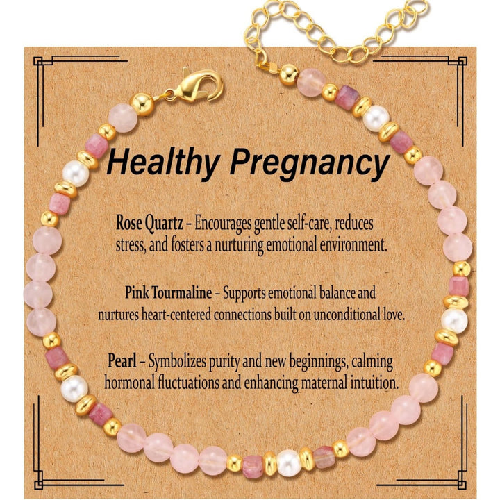 Rose‑Quartz Tourmaline & Pearl Spliced Luxury Women’s Bracelet
