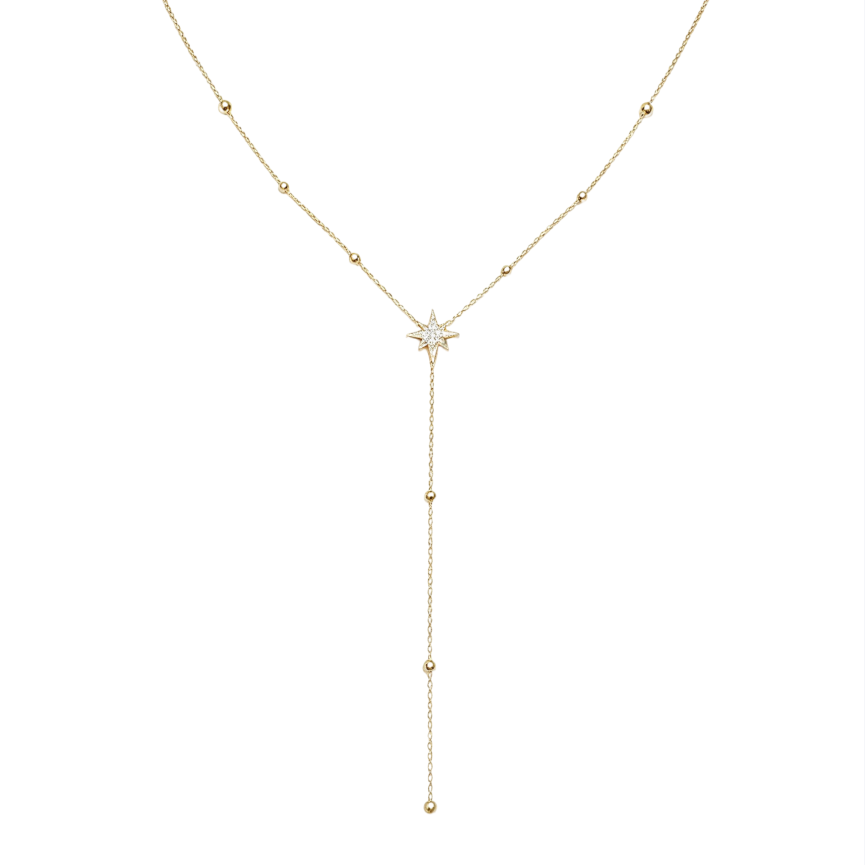 Y Drop Gold Necklace, 4 Styles Available, Dainty Lariat Choker