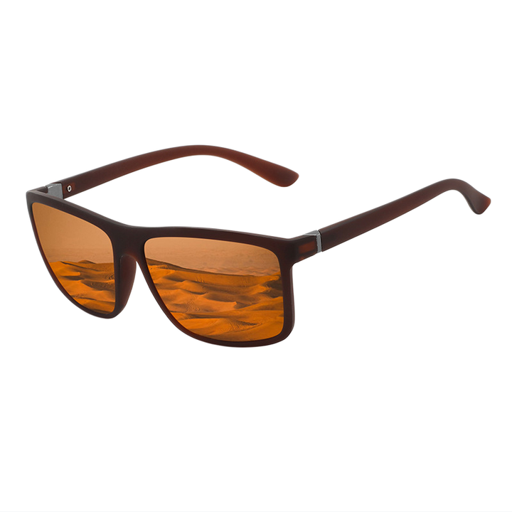 Wide Square Polarized Sunglasses, Multi-Coated Photochromic Outdoor Driving Shades