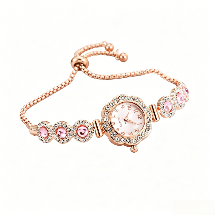 Luxury Diamond Hand Chain Bracelet (Gold Tone Multi-Style Finger Bracelet)