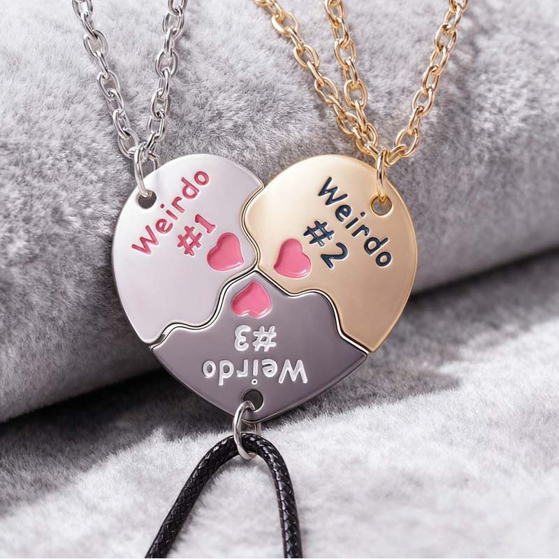 Sun Moon Magnetic Best Friend Necklace Set (Matching Sun & Moon Pendant)
