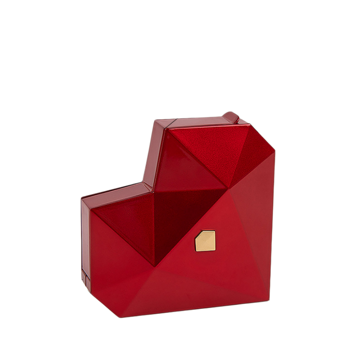 Diamond‑Cut Heart‑Shaped Jewelry Gift Box, Multiple‑Color Options