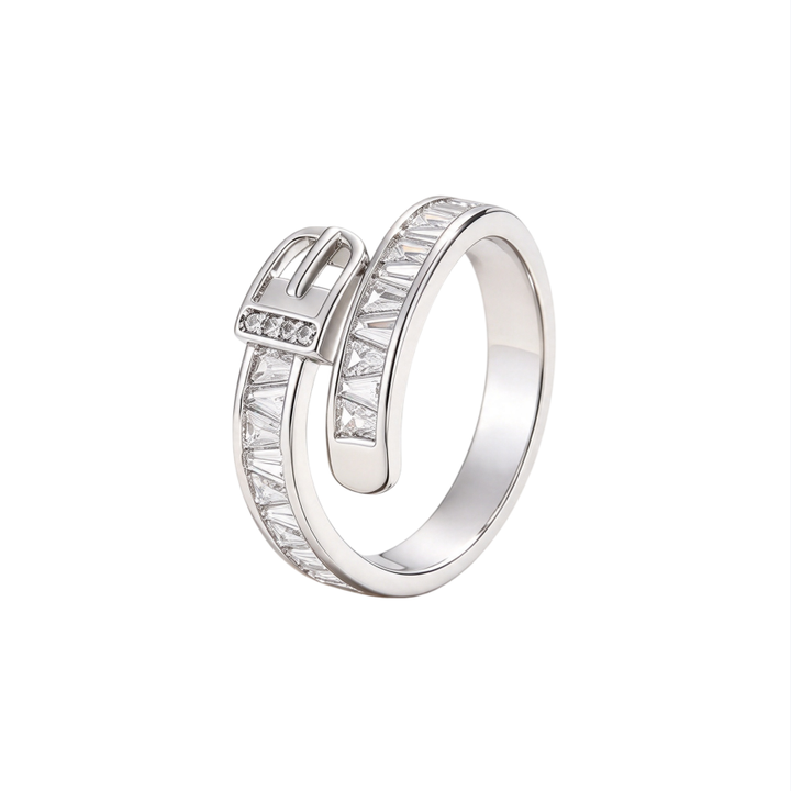 Buckle Diamond Ring