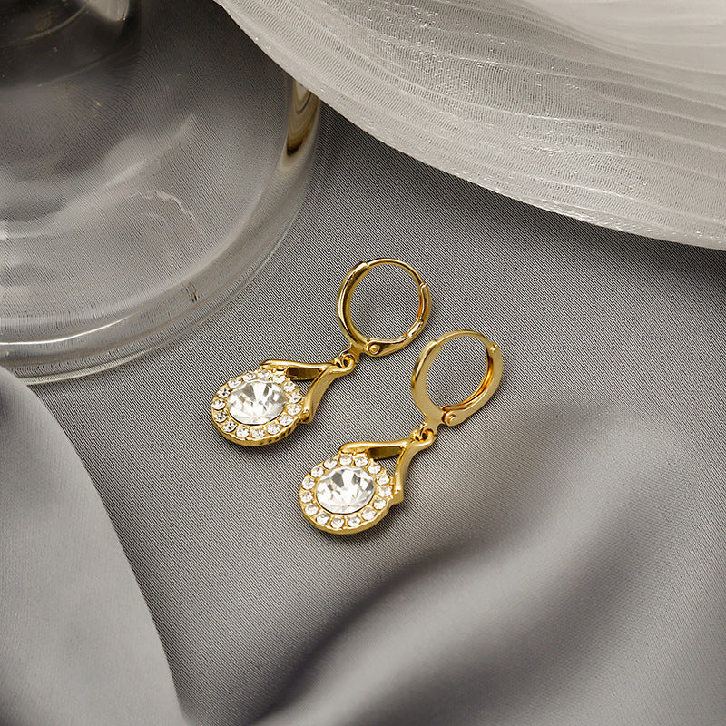 Starburst Gemstone Huggie Set (Light Luxury Niche Design Earrings)