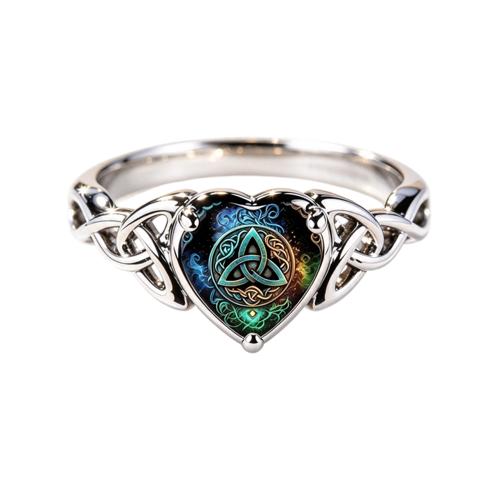 Heart Celtic Knot Ring