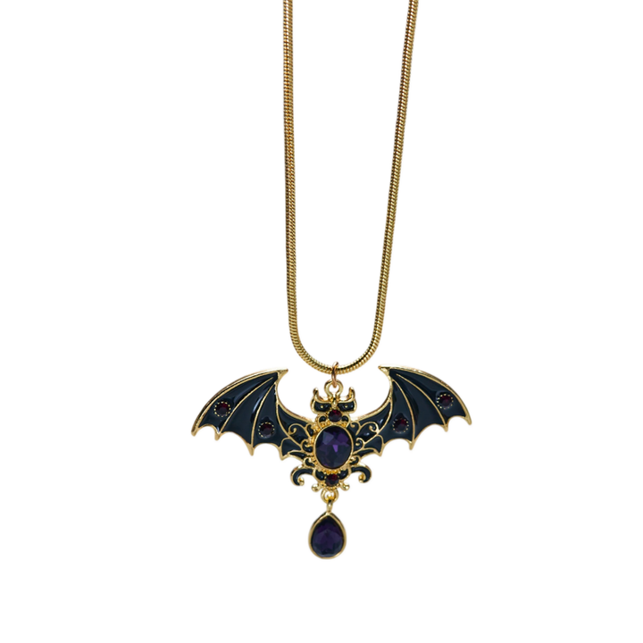 Halloween Themed Necklace, Bat & Ghost Two Styles Available