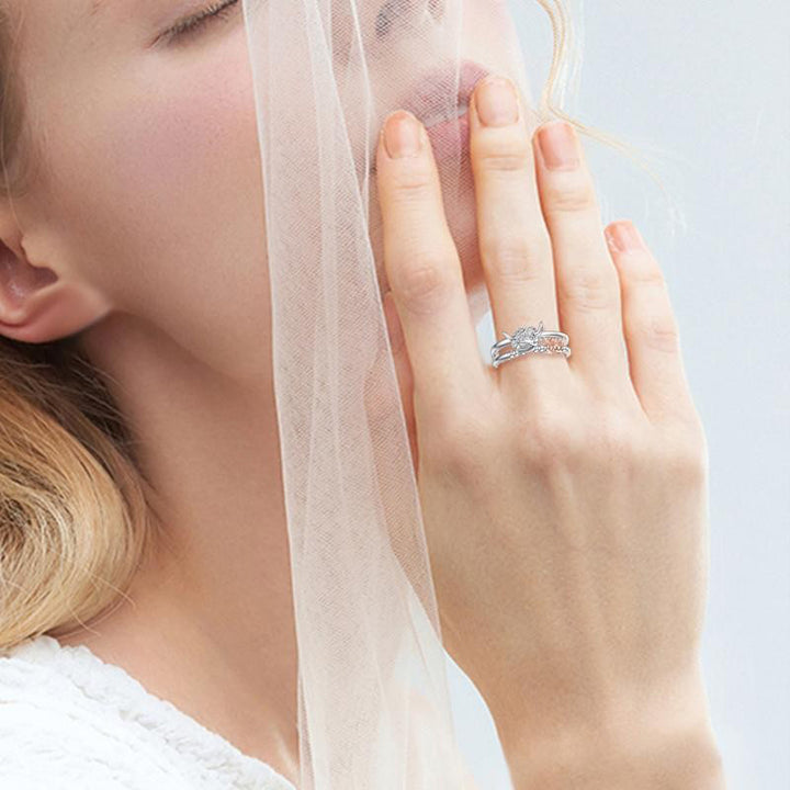 Cow Head Ring for Women - Ins Niche Design Personalized Edgy Sweet Cool Closed Ring
