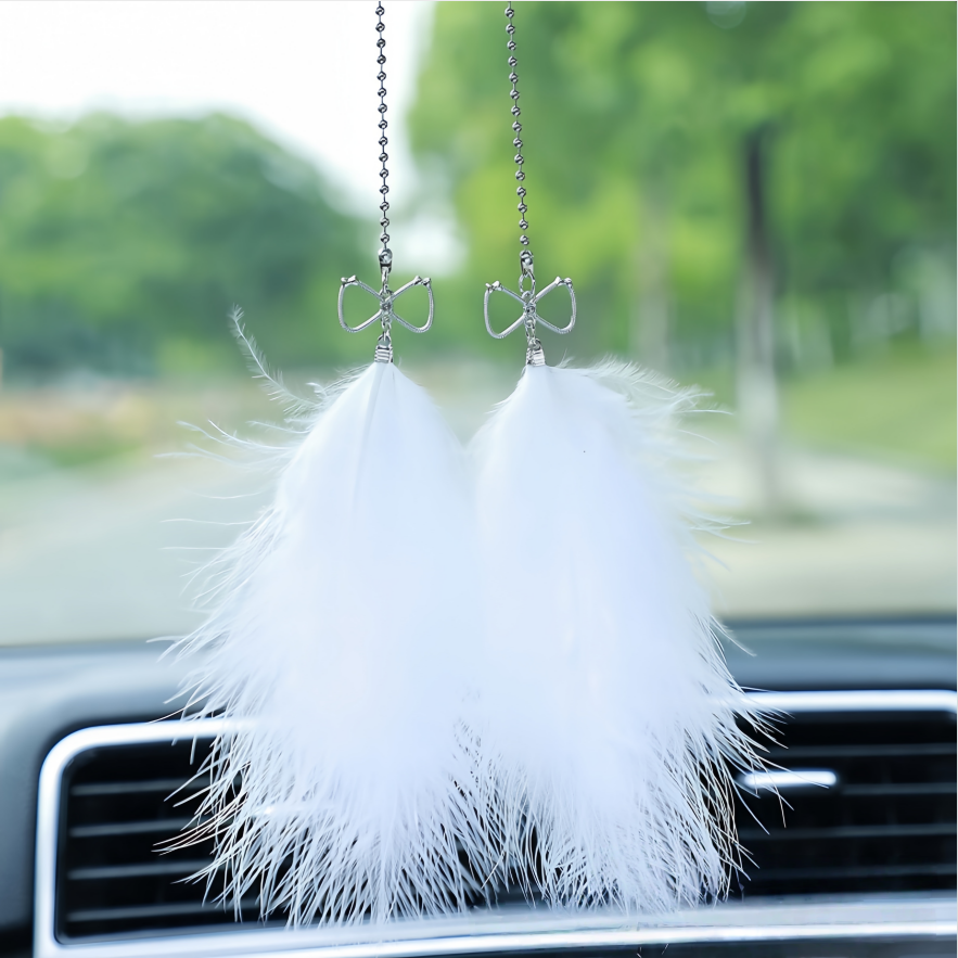 Sparkling Lucky Gourd Car Pendant · Premium Rearview Mirror Hanging Decor