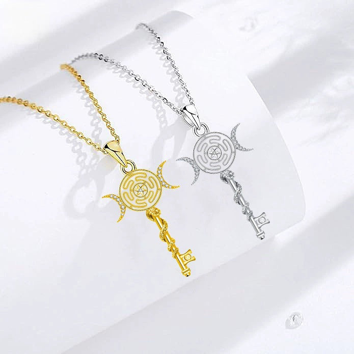 Esoteric Key Pendant Necklace (Niche Ritual Style Series)