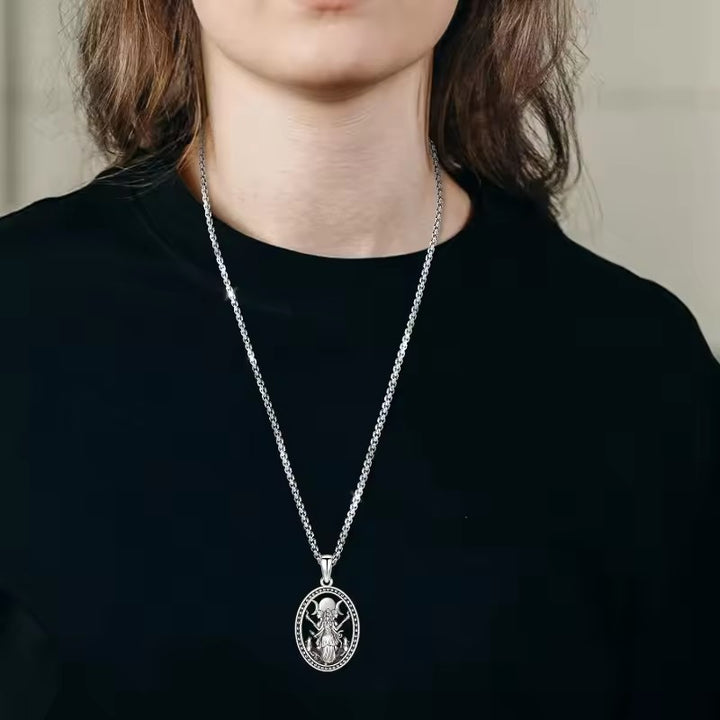 Goddess Hecate Pendant Necklace (Mystic Protection · Divine Symbol Design)