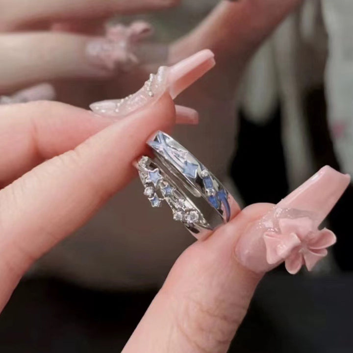 Starlight Couple Rings (Light Luxury Romantic Style)