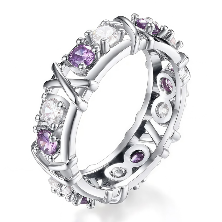 Cross-Wrapped Diamond Ring (Luxury Vintage Personalized Style)