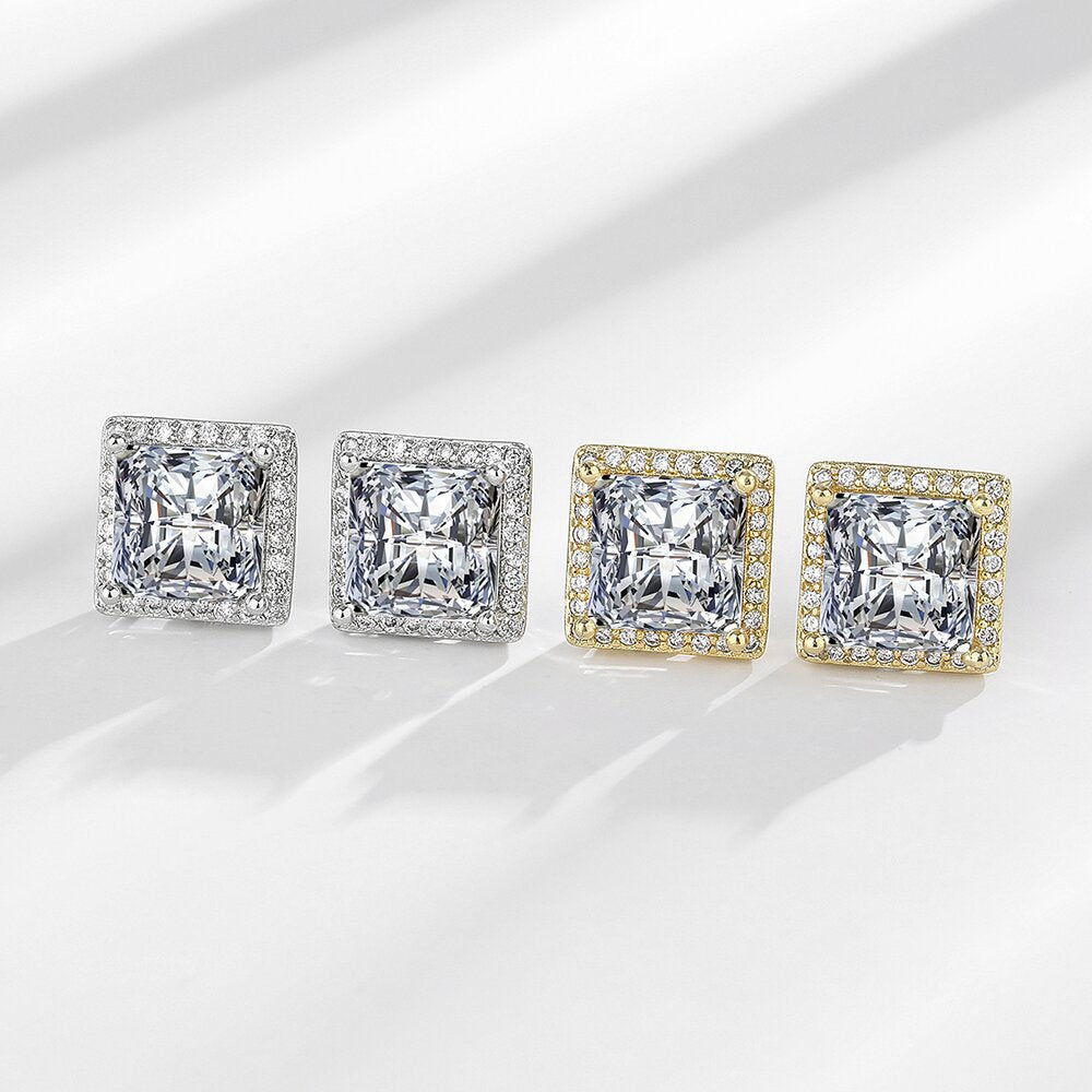 Luxury Cube Zircon Earrings