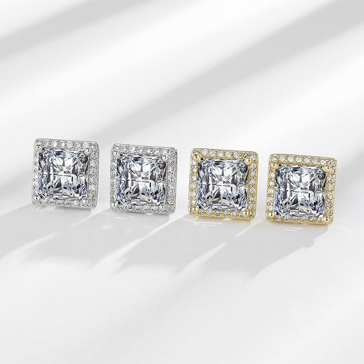 Luxury Cube Zircon Earrings