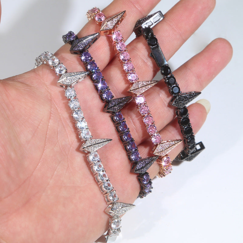 Hip-Hop Panther Full Zircon Bracelet – Punk Style Bangle