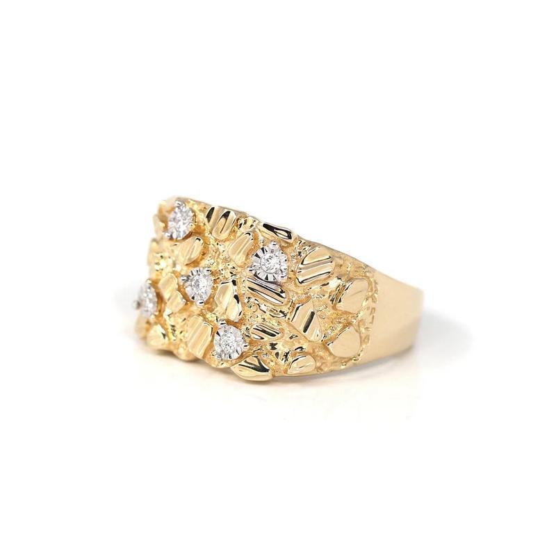 Gold Bar Design Ring for Men & Women