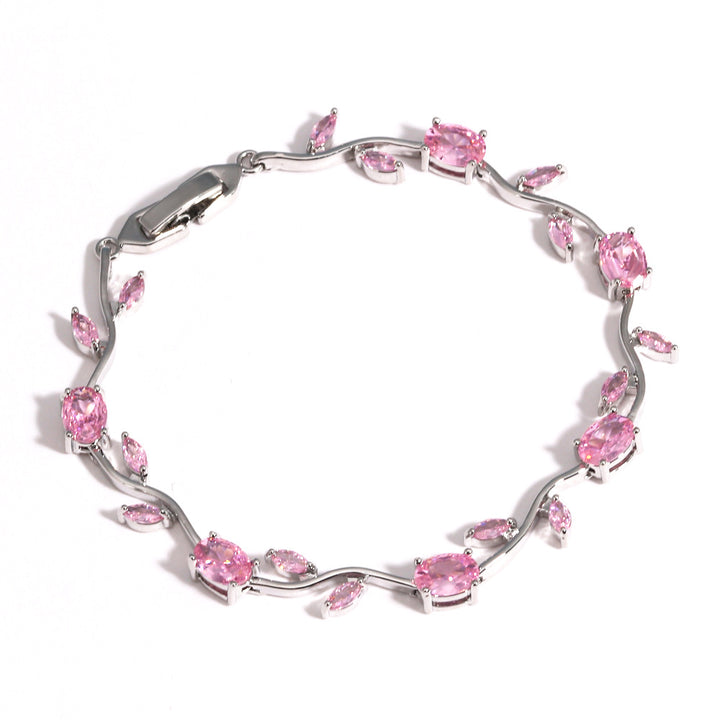 Colored Gem Vine Bracelet (Light Luxury Romantic Style)