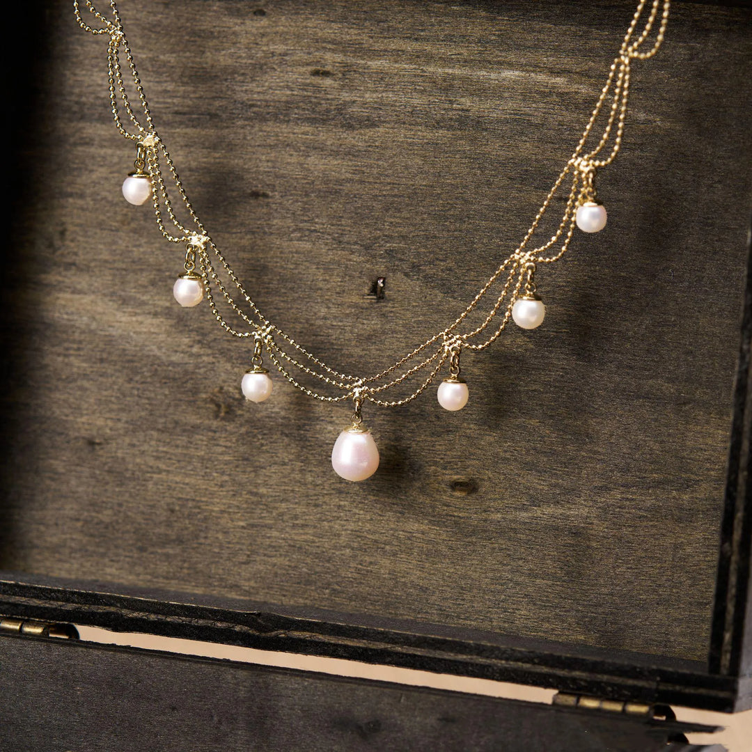 Pearl Tassel Necklace (Women's Elegant Mature Style)