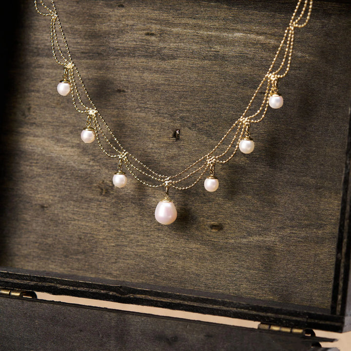 Pearl Tassel Necklace (Women's Elegant Mature Style)