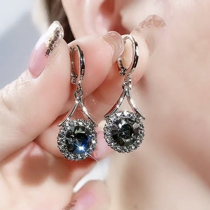 Starburst Gemstone Huggie Set (Light Luxury Niche Design Earrings)
