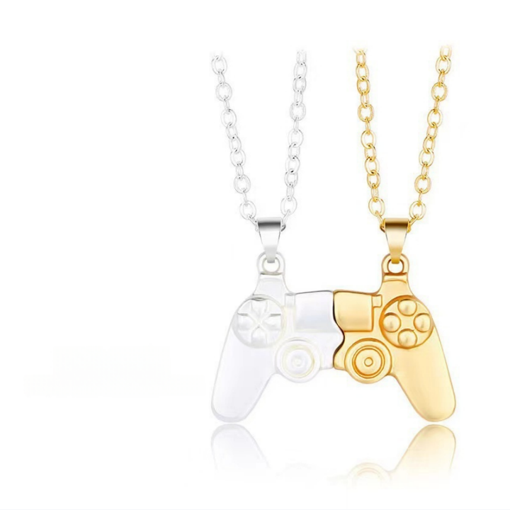 Detachable Game Controller Matching Couple Necklace, Multiple‑Color Options