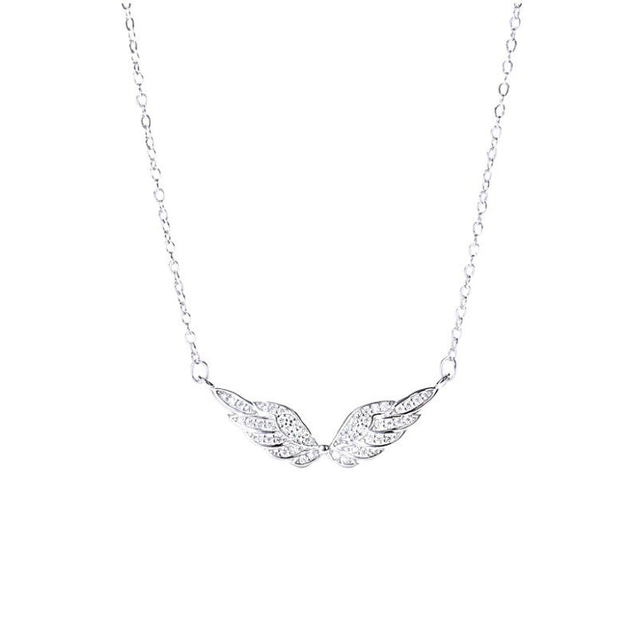 Pavé Angel Wings Choker (Light Luxury Niche Magical Necklace)
