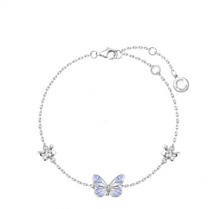 Glow-in-the-Dark Butterfly Necklace & Bracelet Set (Whimsical Fairy Jewelry)