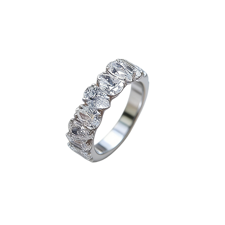 Marquise Diamond Eternity Band (Luxury Daily Wear Stackable Ring)