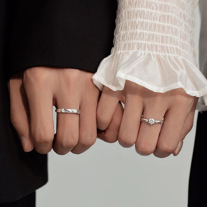 Love at First Sight Couple Rings (Minimalist Romantic Ritual Style)
