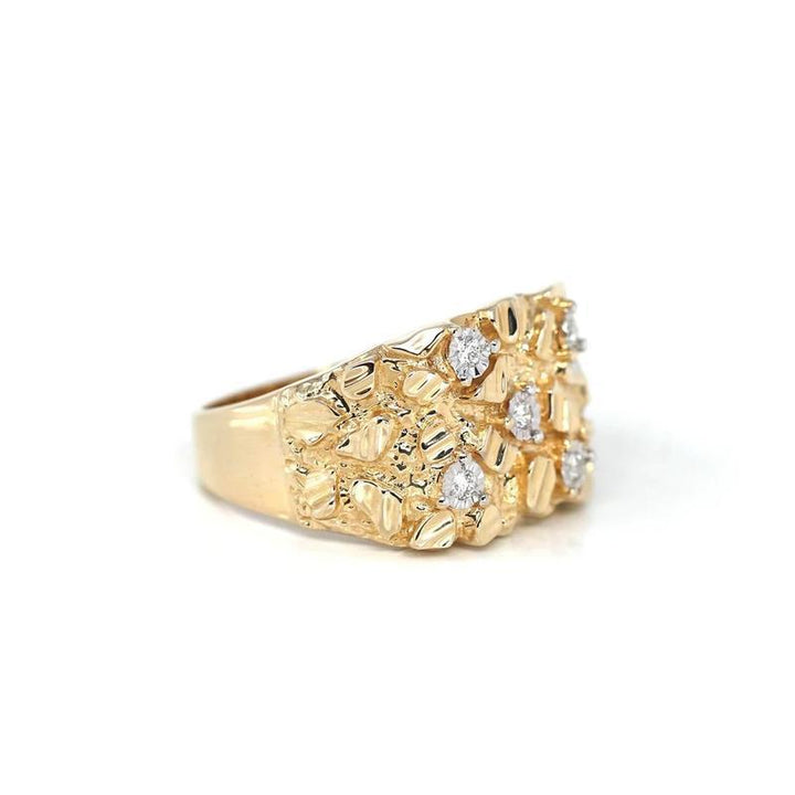 Gold Bar Design Ring for Men & Women