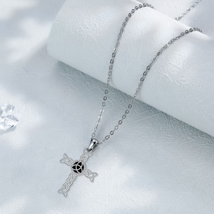 Celtic Cross Necklace – Women's Minimalist Luxury & Unique Style