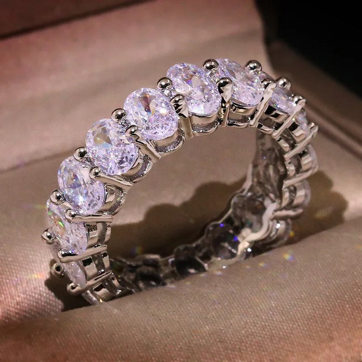 Marquise Full Diamond Eternity Ring (Women's Luxury Daily Style)