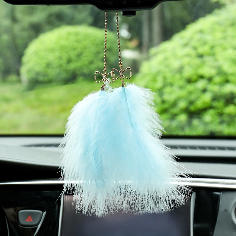 Sparkling Lucky Gourd Car Pendant · Premium Rearview Mirror Hanging Decor