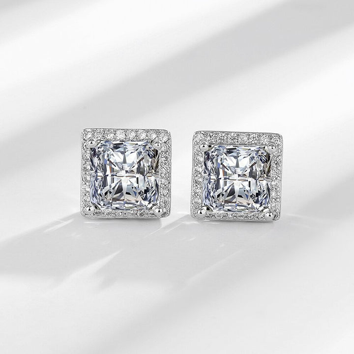 Luxury Cube Zircon Earrings