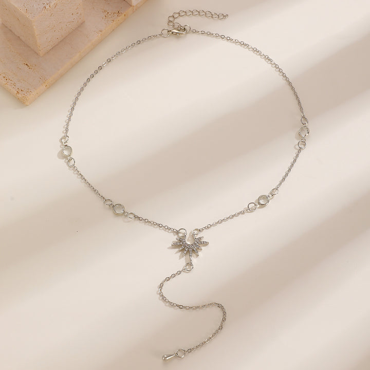 Starburst Y-Shaped Adjustable Necklace (2 Colors Delicate Pendant)