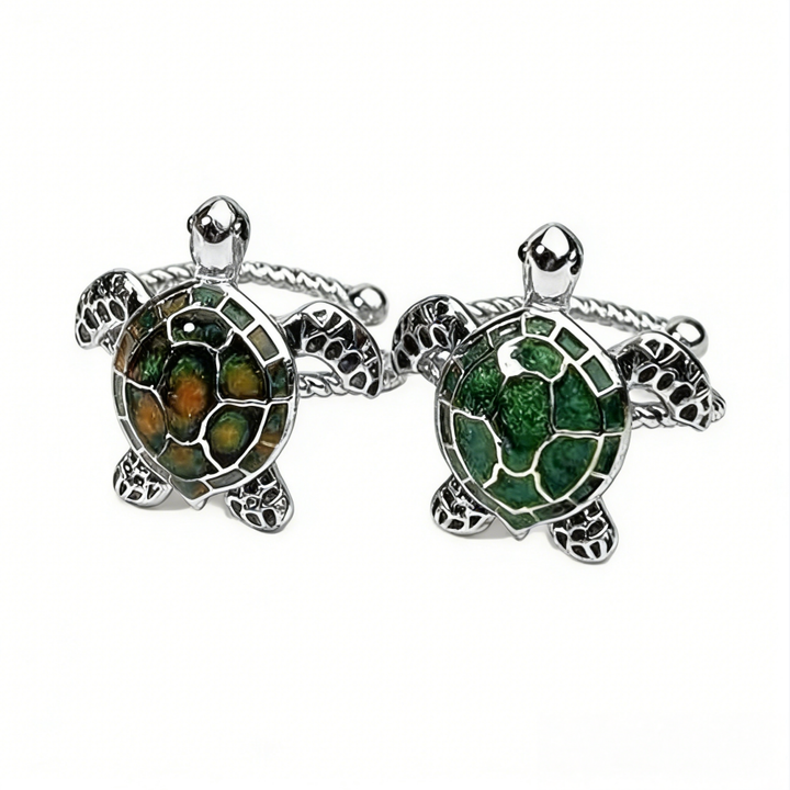 Lucky Turtle Adjustable Ring