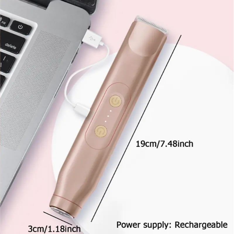 Dual-Head Rechargeable Multi-Function Trimmer, Multi-Color Home Hair & Body Grooming Device