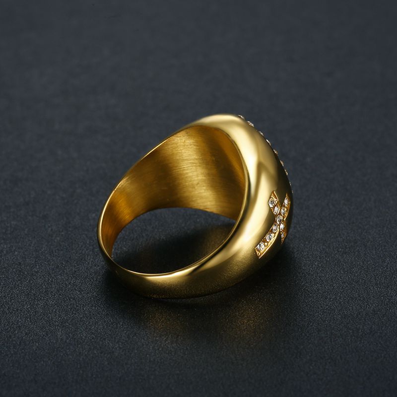 Our Lady of Guadalupe Signet Ring (Vintage Gold & Silver Statement Band)