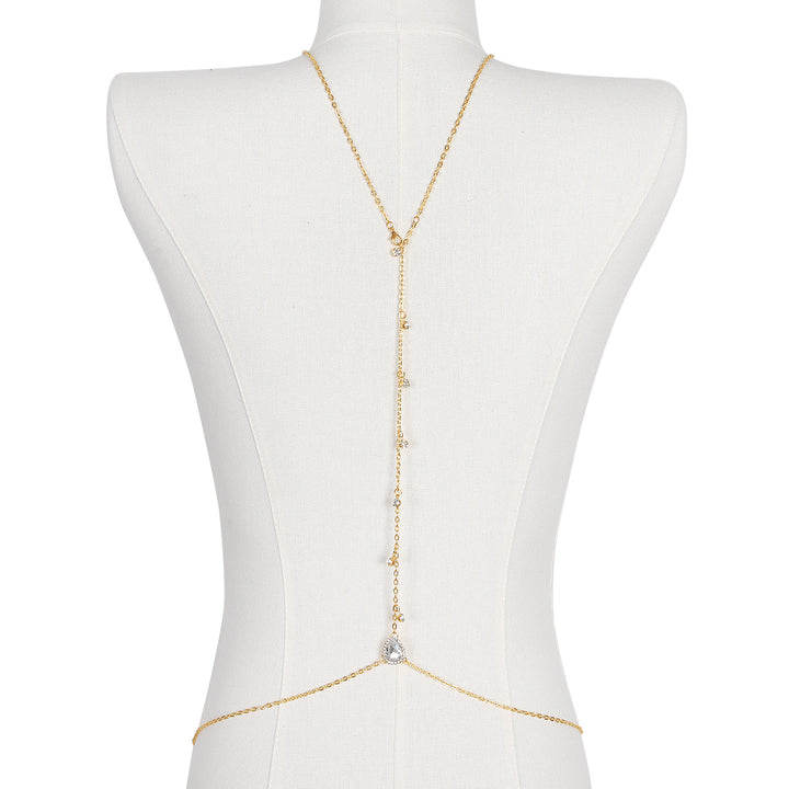 Teardrop Tassel Back Chain (Light Luxury Niche Sexy Body Chain)