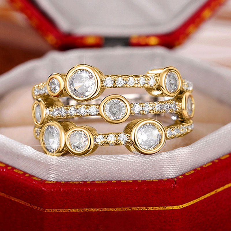 Multi-Layer Bubble Paved Ring
